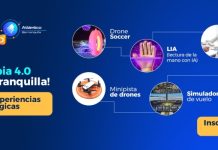 Fútbol con drones, lectura de la mano con IA y robots interactivos: algunas de las experiencias imperdibles en Colombia 4.0 Atlántico