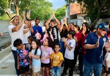 Nuevas vías entrega el alcalde Char a los habitantes del corregimiento de Juan Mina y Las Nieves