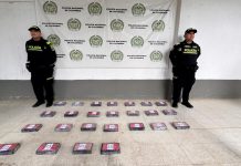 Policía del Atlantico logra el hallazgo de 25 kilos de Clorhidrato de cocaína