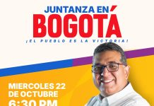 Orlando de la Hoz , cierra la campaña a la consulta interna del Pacto Histórico en Bogotá
