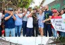 En Rebolo y Montes, alcalde Char entregó más vías pavimentadas al servicio de la comunidad