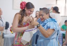 Mujeres de El Buen Pastor confeccionaron vestido de la reina del Carnaval 202