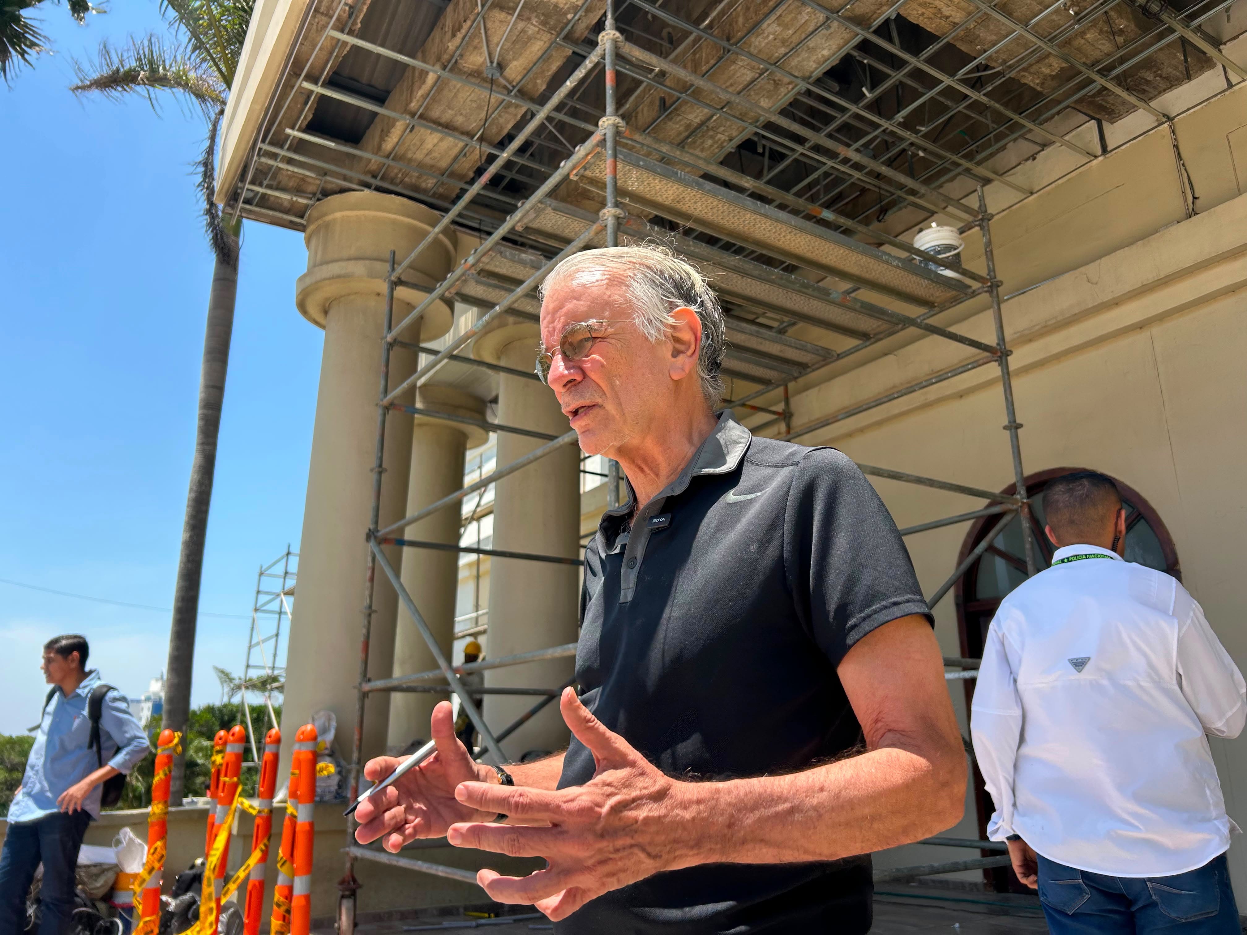 Gobernador Eduardo Verano coordina obras de la sede presidencial de Abelardo de la Espriella en el Atlántico