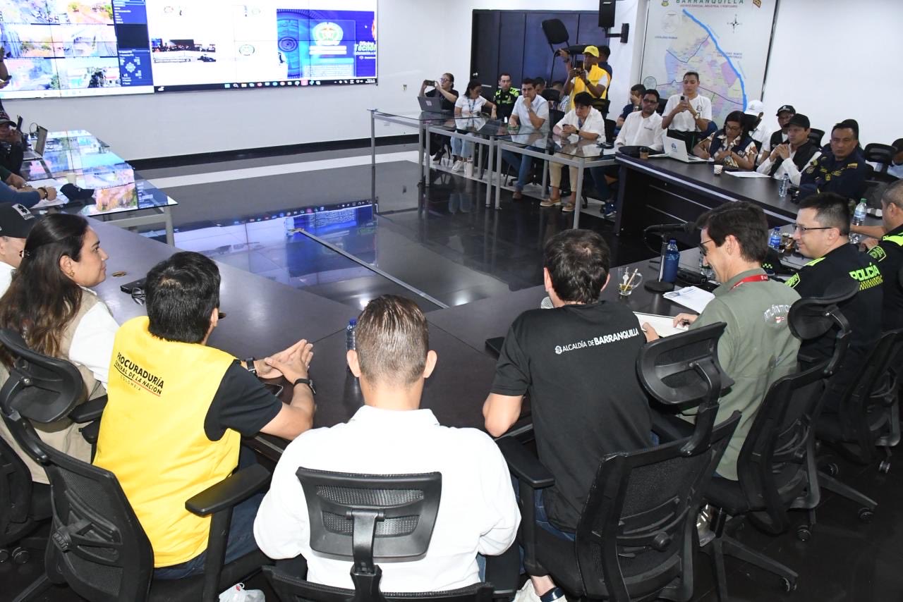 Alcaldía de Barranquilla activa plan integral de seguridad y PMU para el puente festivo del 7 de agosto
