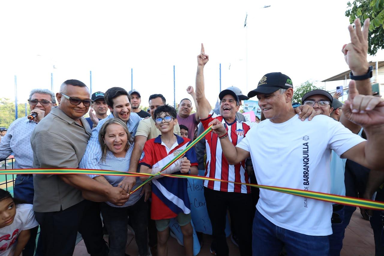 Alcalde Char entregó un nuevo parque en Caribe Verde, que se suma a obras de educación, seguridad y movilidad del sector